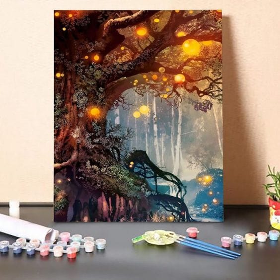paintingnumberart 16"x20"/40x50cm / Without frame Paint by Numbers Kit-The Eternal Tree