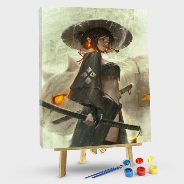paintingnumberart 16"x20"/40x50cm / Without frame Paint by Numbers Kit-The Knight