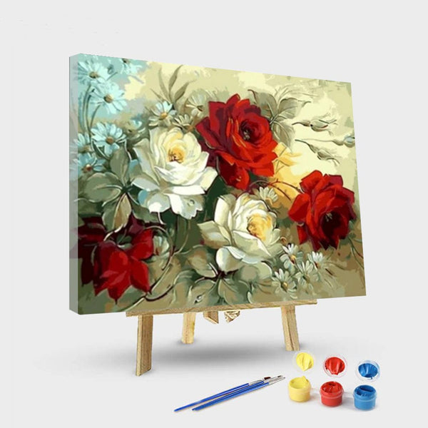 paintingnumberart 16"x20"/40x50cm / Without frame Paint By Numbers Kit – The Poppy Flowers