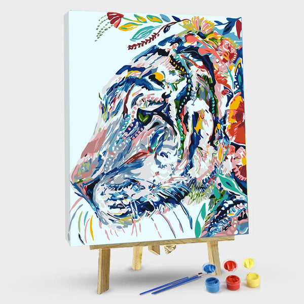 paintingnumberart 16"x20"/40x50cm / Without frame Paint By Numbers Kit – Tiger