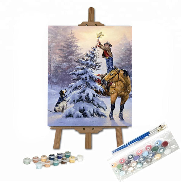 paintingnumberart 16"x20"/40x50cm / Without frame Paint By Numbers Kit-Upon the Highest Bough
