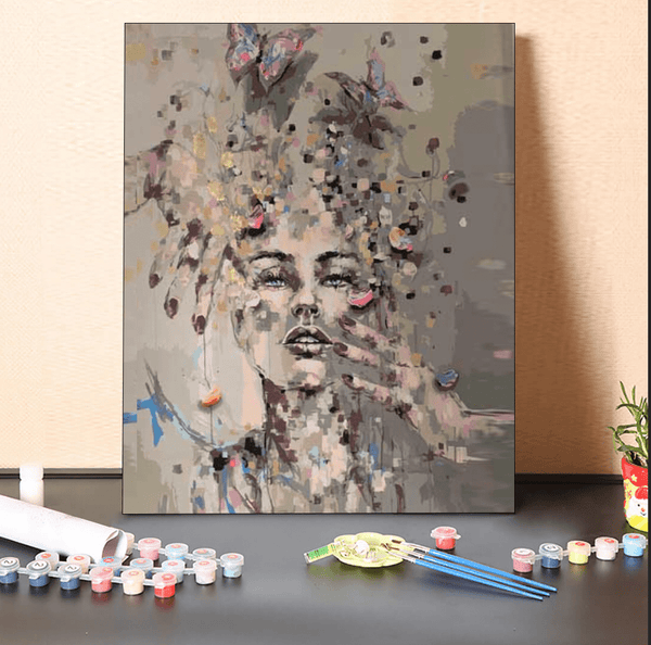 paintingnumberart 16"x20"/40x50cm / Without frame Paint By Numbers Kit-VALENTINA