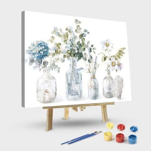 paintingnumberart 16"x20"/40x50cm / Without frame Paint By Numbers Kit – Vase Flower