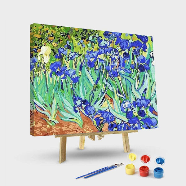 paintingnumberart 16"x20"/40x50cm / Without frame Paint By Numbers Kit – Vincent Van Gogh Irises