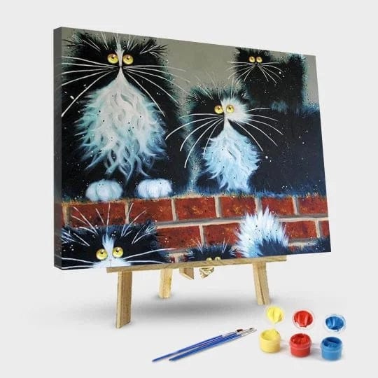 paintingnumberart 16"x20"/40x50cm / Without frame Paint By Numbers Kit – wallforcats