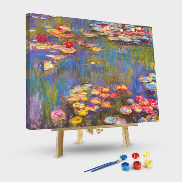 paintingnumberart 16"x20"/40x50cm / Without frame Paint By Numbers Kit-Water Lilies, 1916