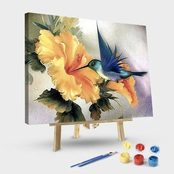 paintingnumberart 16"x20"/40x50cm / Without frame Paint By Numbers Kit – Yellow Flower