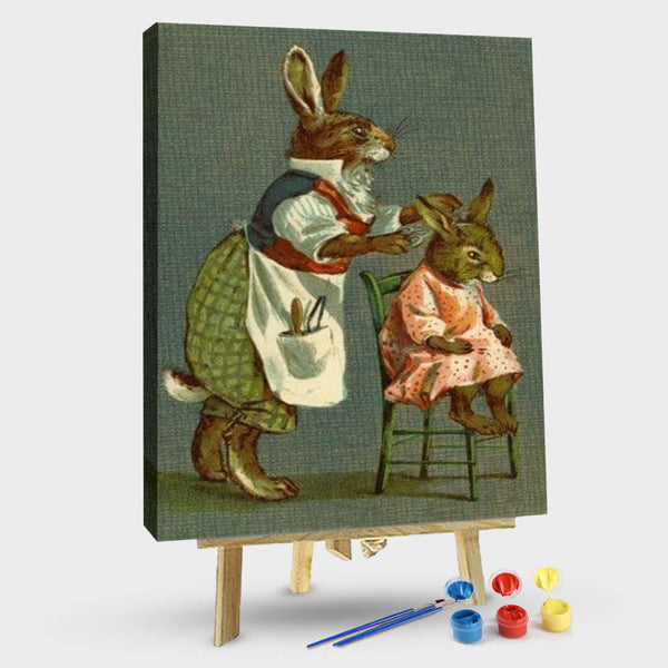 paintingnumberart 16"x20"/40x50cm / Without frame Peter rabbit 2 – Paint By Numbers Kit