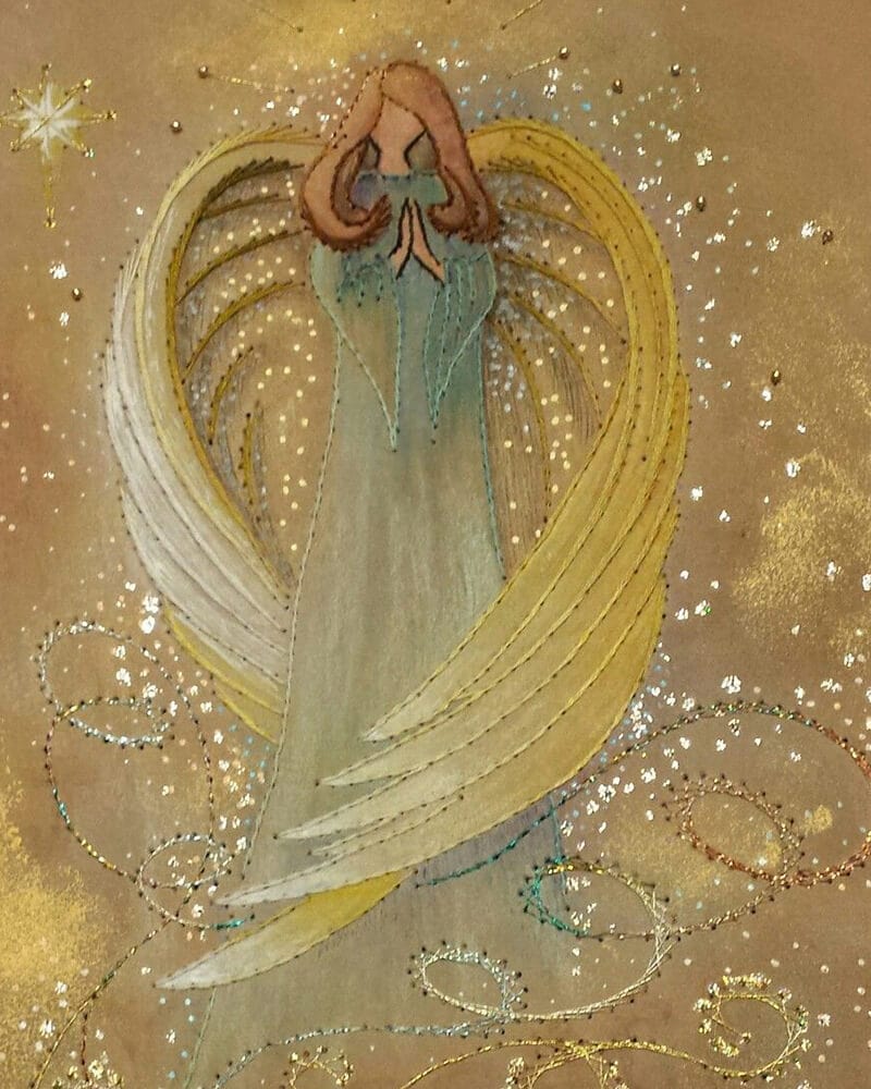 paintingnumberart 16"x20"/40x50cm / Without frame Pretty angel4-Paint by Numbers Kit