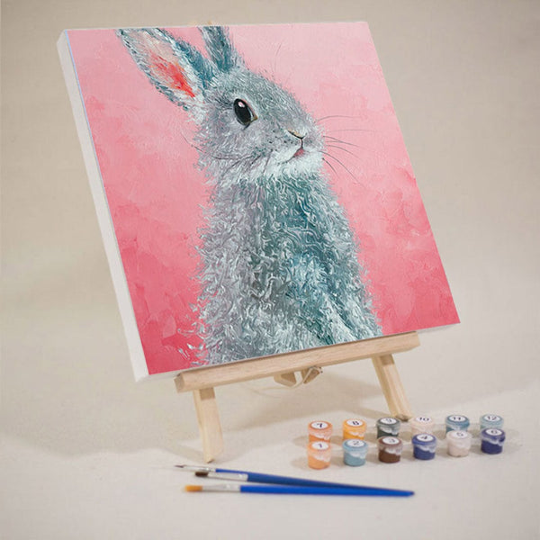 paintingnumberart 16"x20"/40x50cm / Without frame Rabbits-Mini DIY Paint by Numbers Kit