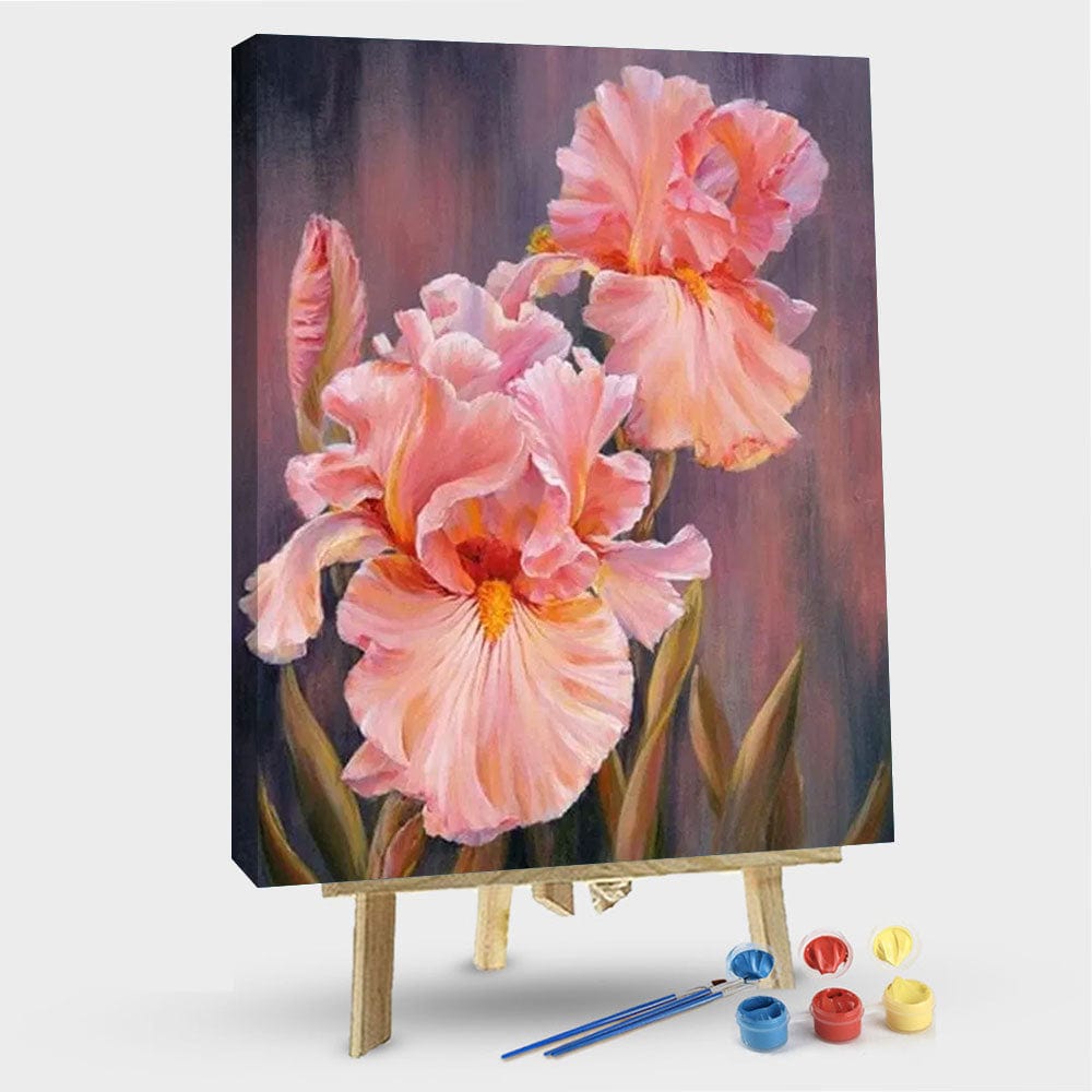 paintingnumberart 16"x20"/40x50cm / Without frame Rose Flower Hand Painted Abstract Oil Painting – DIY Paint By Number