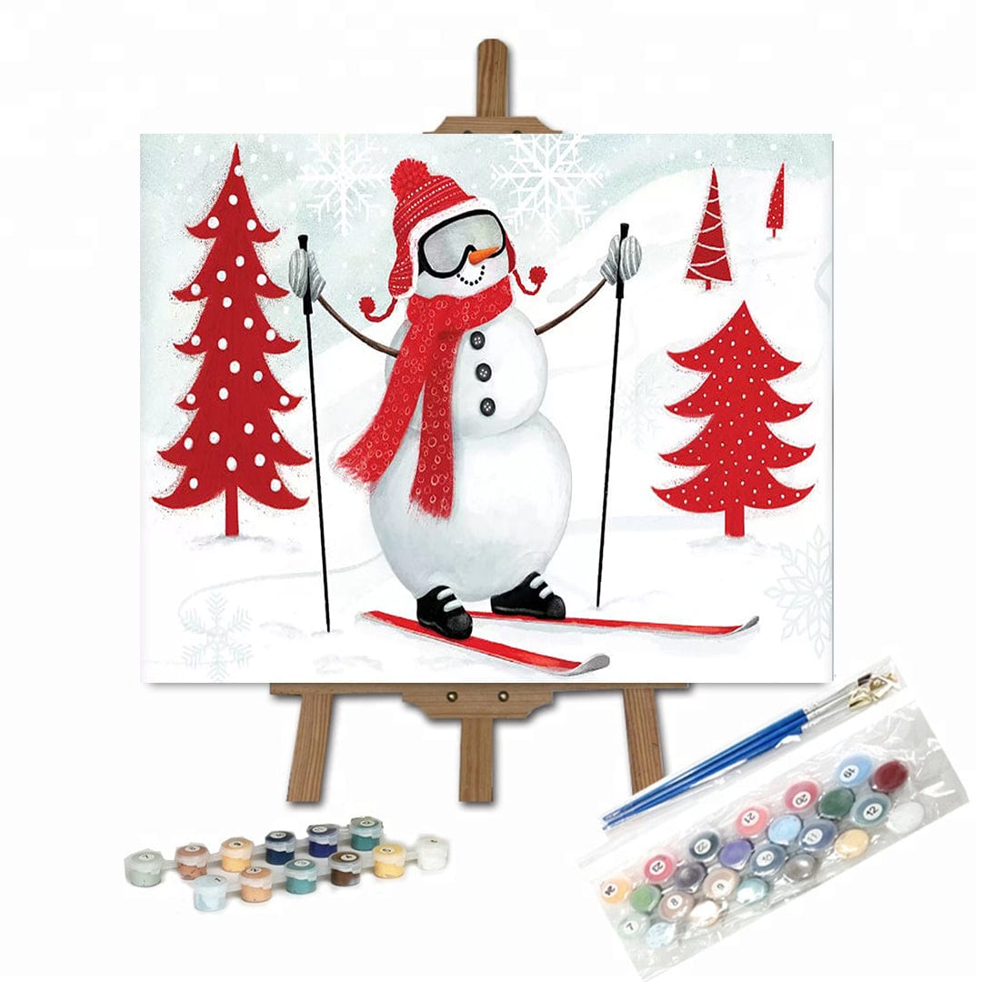 paintingnumberart 16"x20"/40x50cm / Without frame Snow Day Collection A-Paint by Numbers Kit