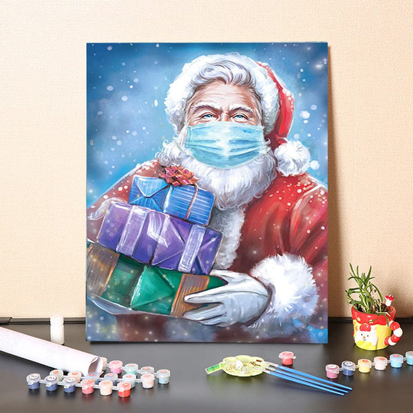 paintingnumberart 16"x20"/40x50cm / Without frame Snow Winter Gifts-Paint by Numbers Kit