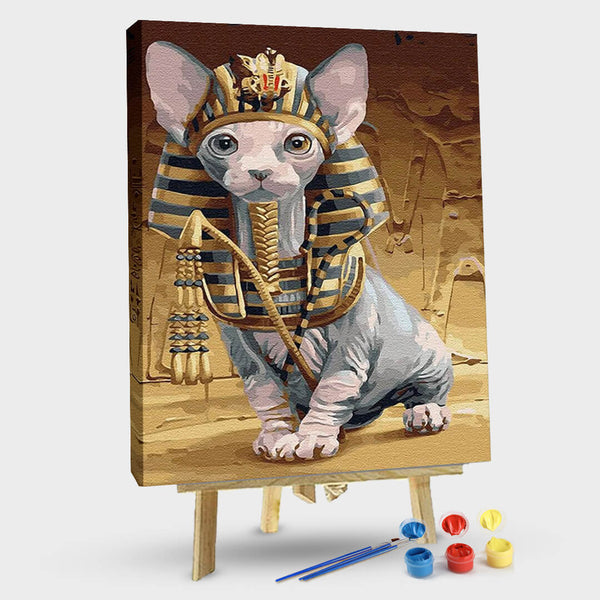 paintingnumberart 16"x20"/40x50cm / Without frame Sphynx Cat-Paint by number kit