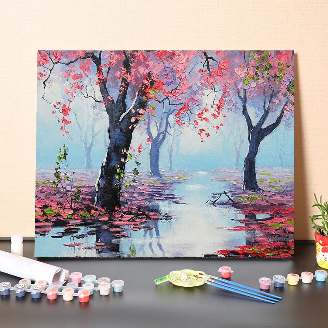 paintingnumberart 16"x20"/40x50cm / Without frame Spring-Paint by Numbers Kit