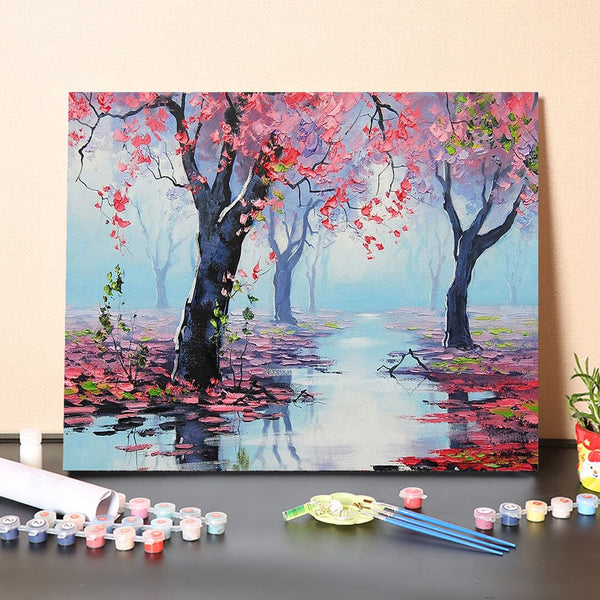paintingnumberart 16"x20"/40x50cm / Without frame Spring-Paint by Numbers Kit