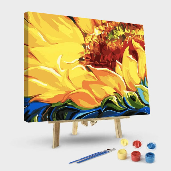 paintingnumberart 16"x20"/40x50cm / Without frame Sunflower City – Flowers Paint By Number