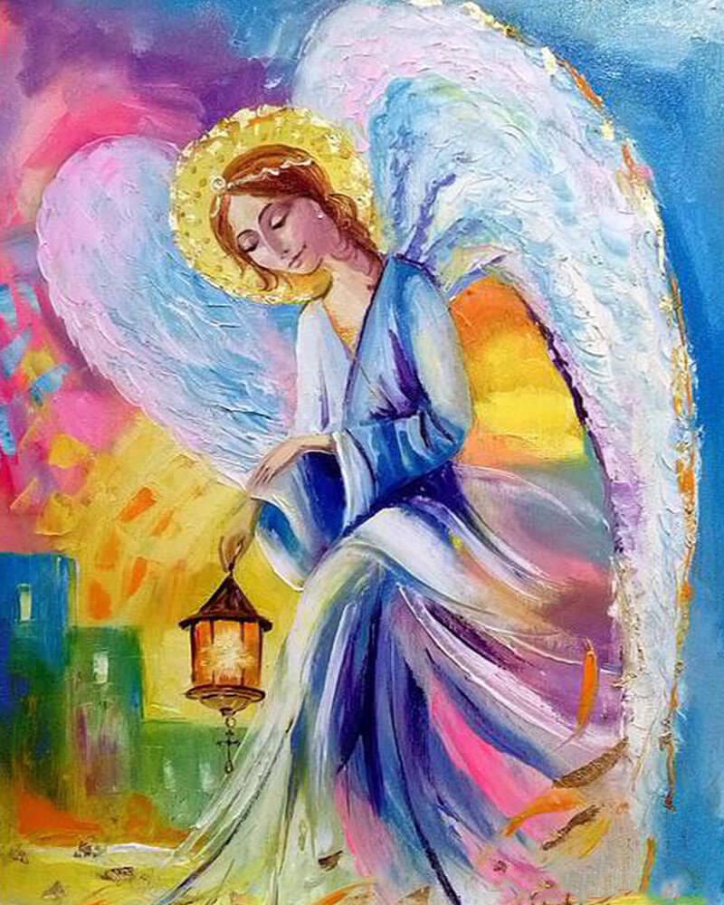paintingnumberart 16"x20"/40x50cm / Without frame The angel of peace and tranquility-Paint by Numbers Kit