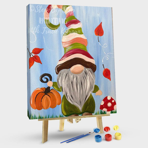 paintingnumberart 16"x20"/40x50cm / Without frame The Fall Gnome-Paint by Number Kit