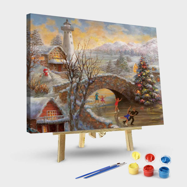 paintingnumberart 16"x20"/40x50cm / Without frame The Joyous Season-Paint by Numbers Kit