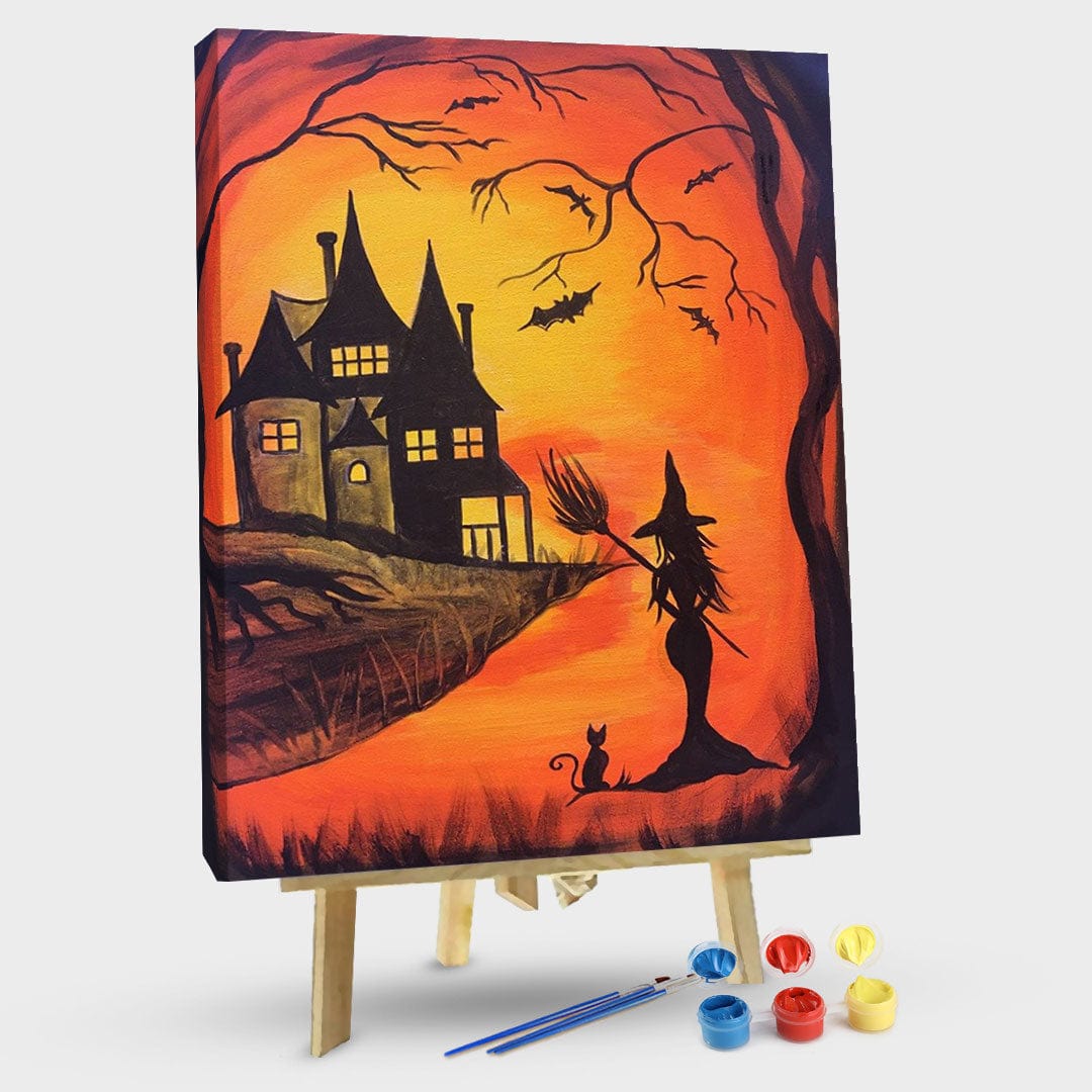 paintingnumberart 16"x20"/40x50cm / Without frame The Witchy Woman-Paint by Number Kit