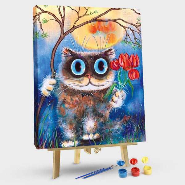 paintingnumberart 16"x20"/40x50cm / Without frame Tree Shrew–Paint By Numbers Kit