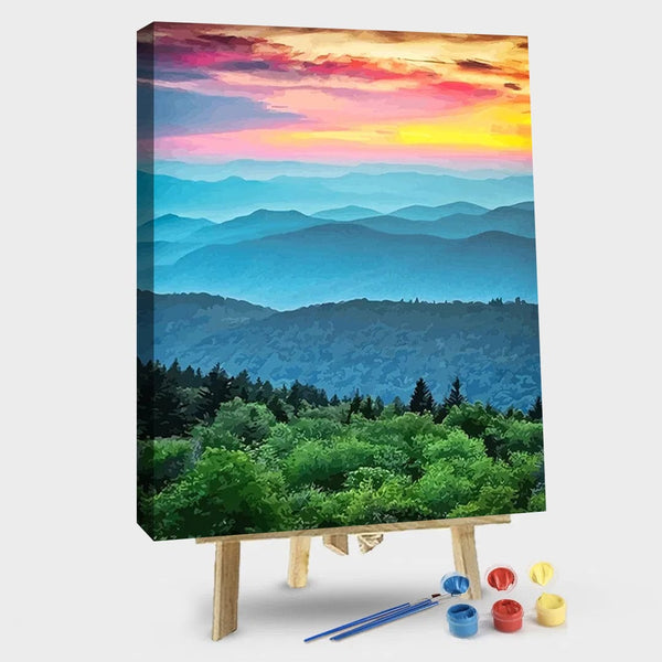 paintingnumberart 16"x20"/40x50cm / Without frame Virginia Blue Ridge – NEW Paint By Numbers