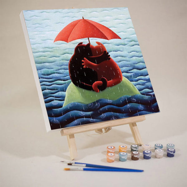 paintingnumberart 16"x20"/40x50cm / Without frame Waiting For Noah-Mini DIY Paint by Numbers Kit