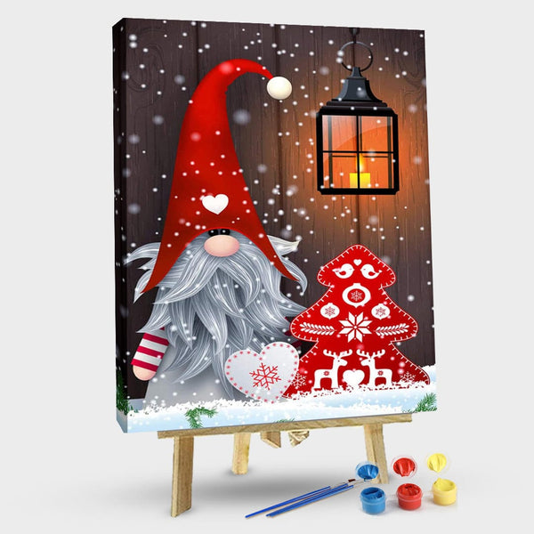 paintingnumberart 16"x20"/40x50cm / Without frame Winter Christmas-Paint by Numbers Kit