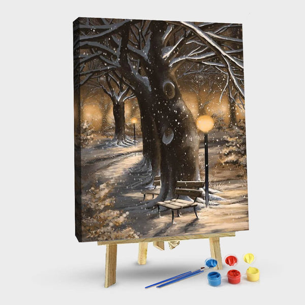 paintingnumberart 16"x20"/40x50cm / Without frame Winter magic-Paint by Numbers Kit