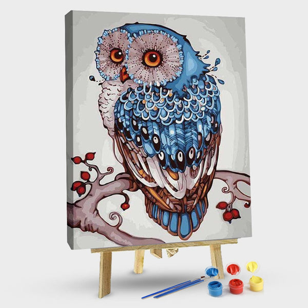 paintingnumberart 16"x20"/40x50cm / Without frame Winter Snow Forest Animal-Paint by Numbers Kit