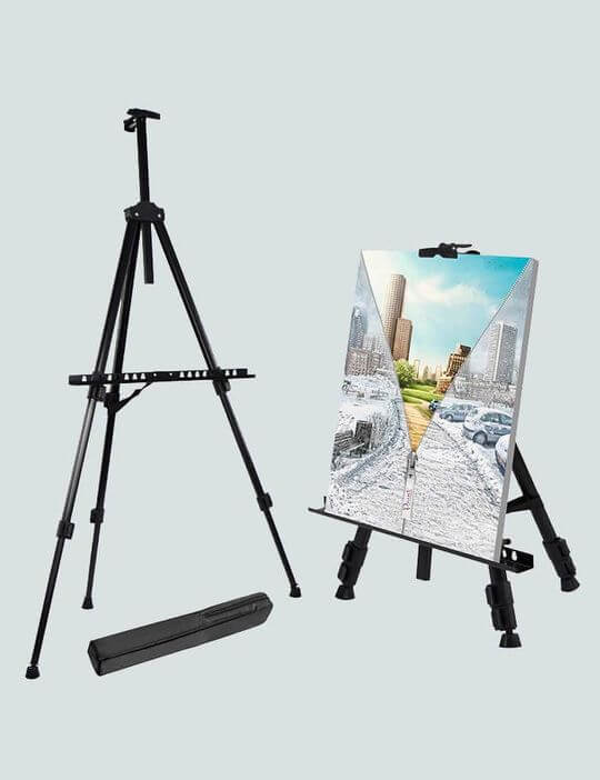 paintingnumberart 66″ Reinforced Artist Easel Stand, with Portable Bag