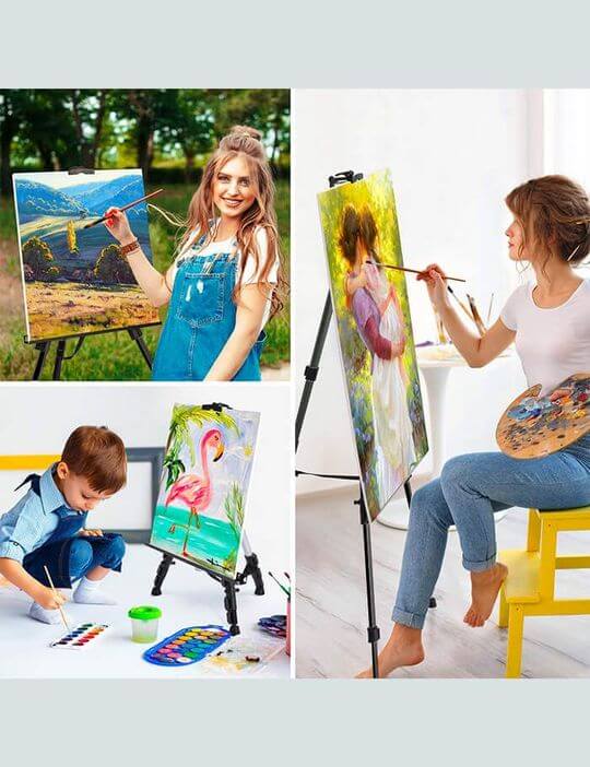 paintingnumberart 66″ Reinforced Artist Easel Stand, with Portable Bag