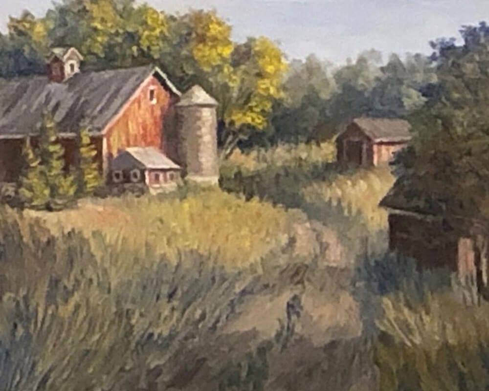 paintingnumberart Abandoned Farmyard-Paint by Numbers Kit