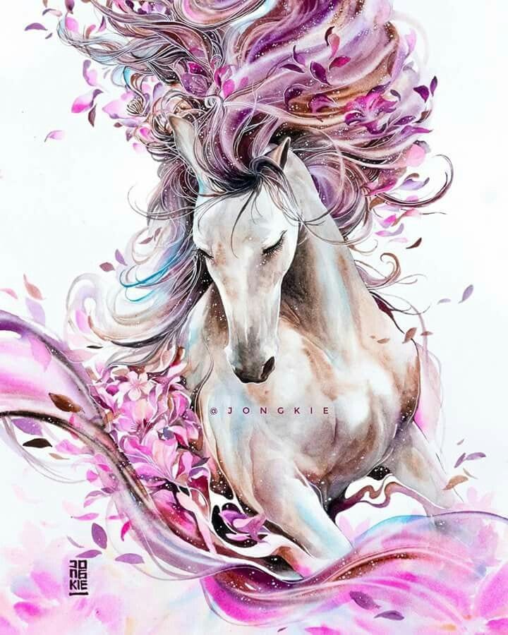 paintingnumberart Abstract Horse-Paint by Number Kit