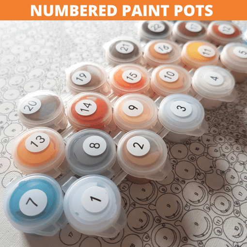paintingnumberart Add a set of paint