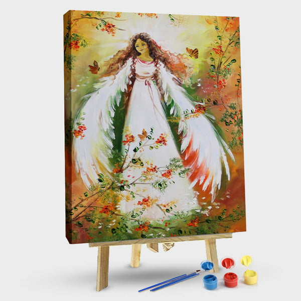 paintingnumberart Angel and butterfly3 – Paint by number kit