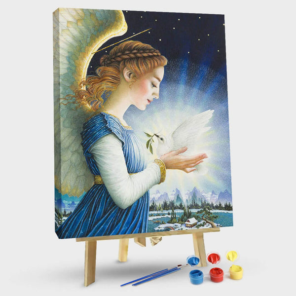 paintingnumberart Angel-Noel-Paint by Numbers Kit