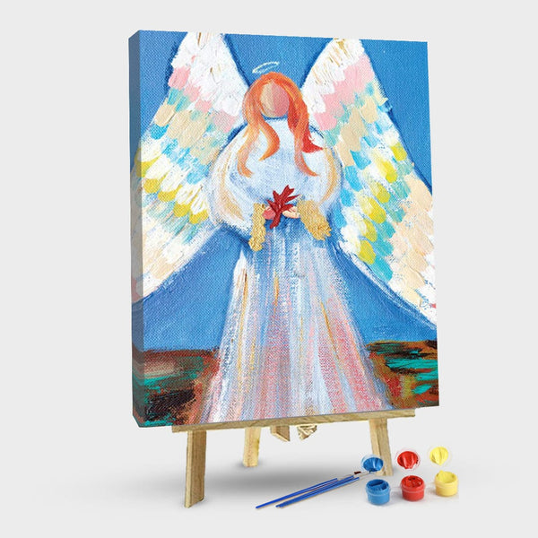 paintingnumberart Angel of Fall-Paint by Numbers Kit