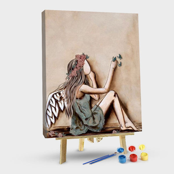 paintingnumberart Angel wings-Paint by Numbers Kit