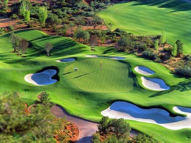 paintingnumberart Arizona Golf Course – Landscape Paint By Number