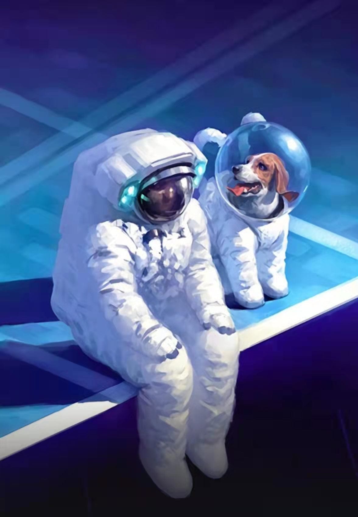 paintingnumberart astronaut– Animals Paint By Number