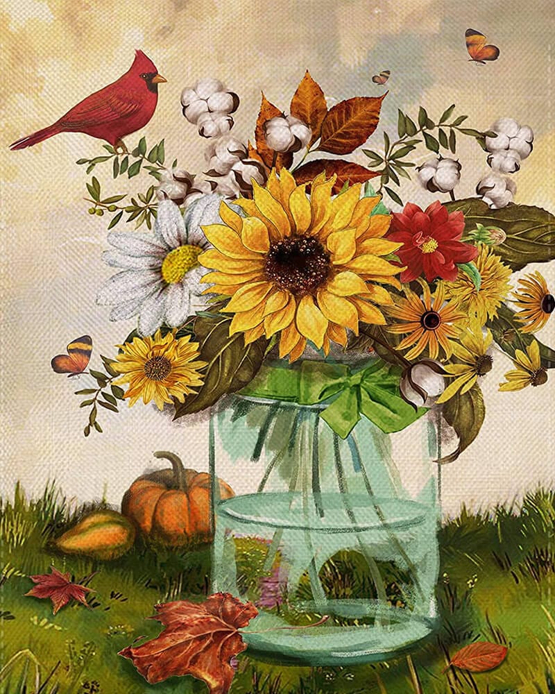 paintingnumberart Autumn Garden-Paint by Numbers Kit
