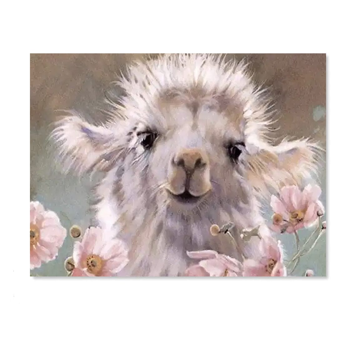 paintingnumberart baby llama – Animals Paint By Number