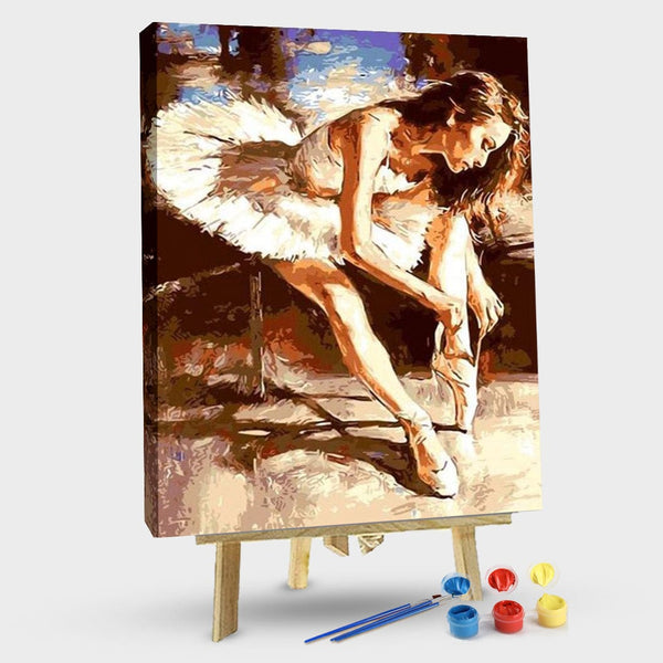 paintingnumberart Ballet Dancer-Paint by number kit