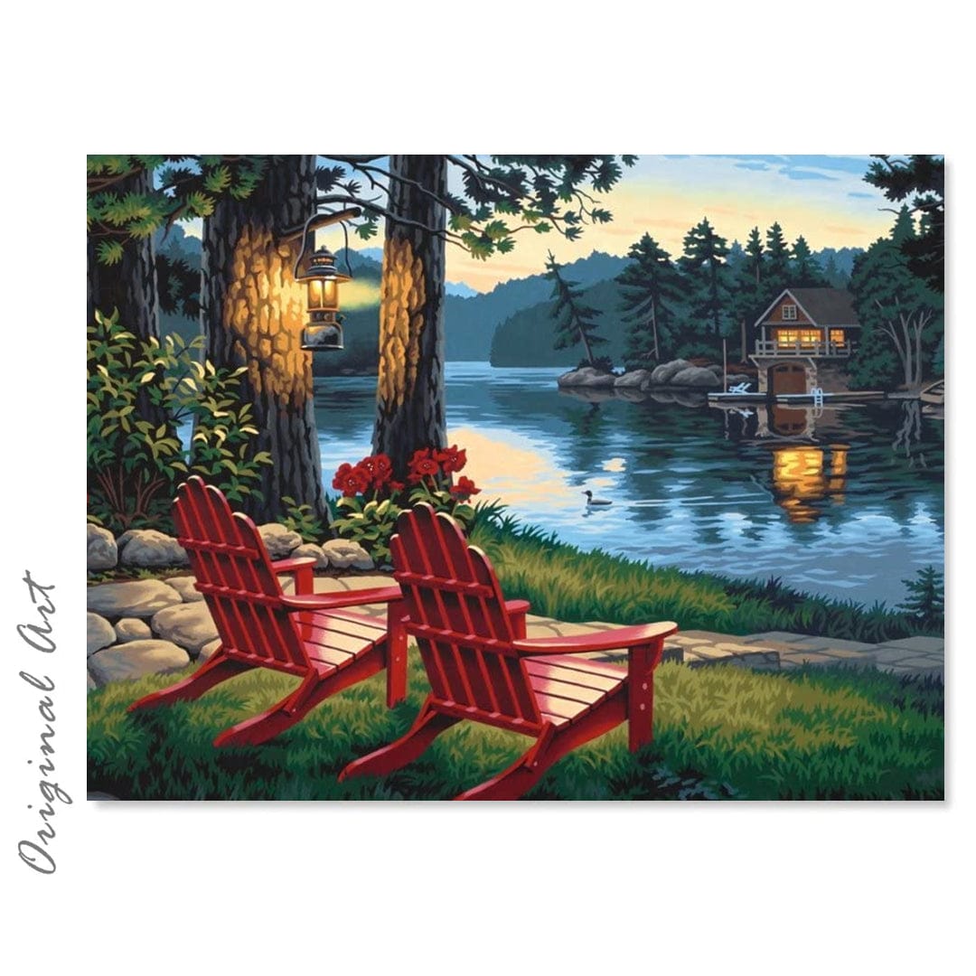 paintingnumberart Beach Life-Paint by Numbers Kit