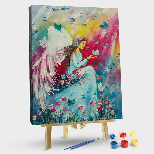 paintingnumberart Beautiful angel-Paint By Numbers Kit