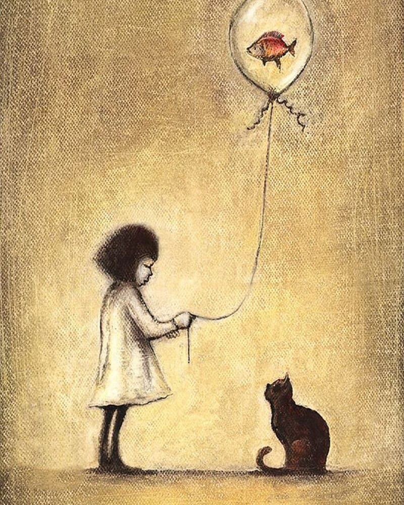 paintingnumberart Bokeh Cat–Paint by Numbers Kit
