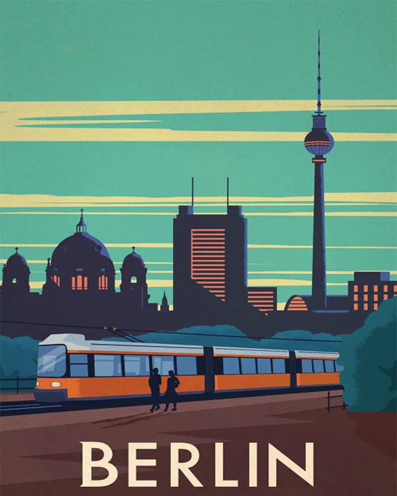 paintingnumberart Brandenberg Gate-Paint by Numbers Kit