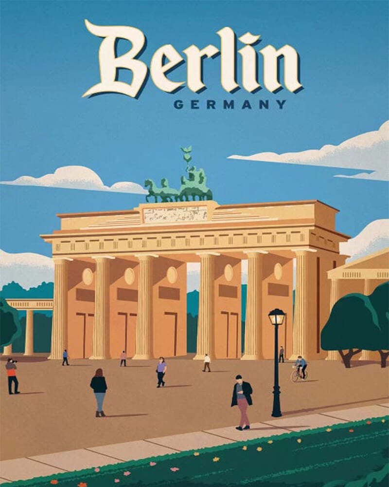 paintingnumberart Brandenberg Gate-Paint by Numbers Kit